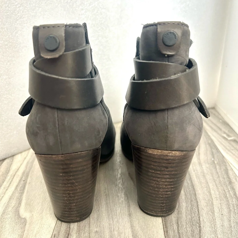 Rag and Bone Harrow suede ankle boots size 39 Dark Gray - Picture 7 of 11